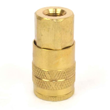 Interstate Pneumatics Brass Industrial Coupler, 50 PK CH420B-50K